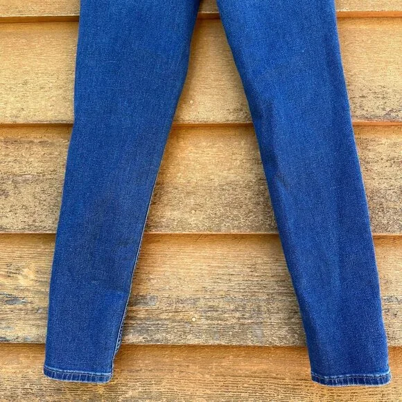 Calvin Klein Jeans High Rise Skinny Blue Jeans Size 4 - Picture 10 of 13